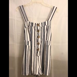 Lottie Moss Striped Romper Size XS